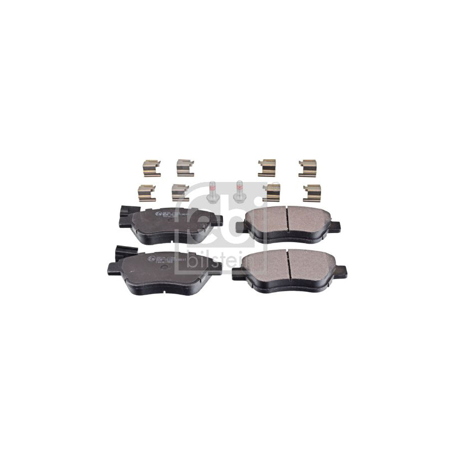 Febi Bilstein 16876 Brake Pad Set Front Axle Incl Wear Warning Contact With Attachment Material