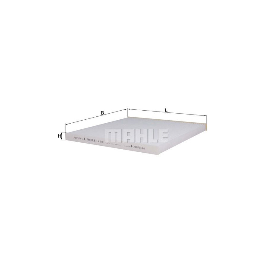 MAHLE ORIGINAL LA 931 Pollen filter Particulate Filter