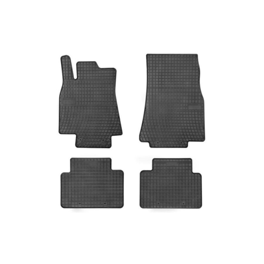 FROGUM Tailored 546375 Floor mat set suitable for MERCEDES-BENZ A-Class (W169) Elastomer, Front and Rear, Quantity: 4, Black, (LHD)