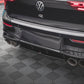 Maxton Design Volkswagen Golf R MK8 Central Rear Splitter