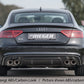Rieger 00088043 Audi B8 B81 Rear Diffuser for Twin Tailpipe Left & Right (A5 & S5) - Glossy Black