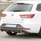 Rieger 00099285 SEAT 5F Leon FR Rear Diffuser for Sport Tailpipe Left & Right - Carbon-Look