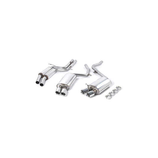 MillTek Audi B8 S5 Resonated Cat-Back Exhaust