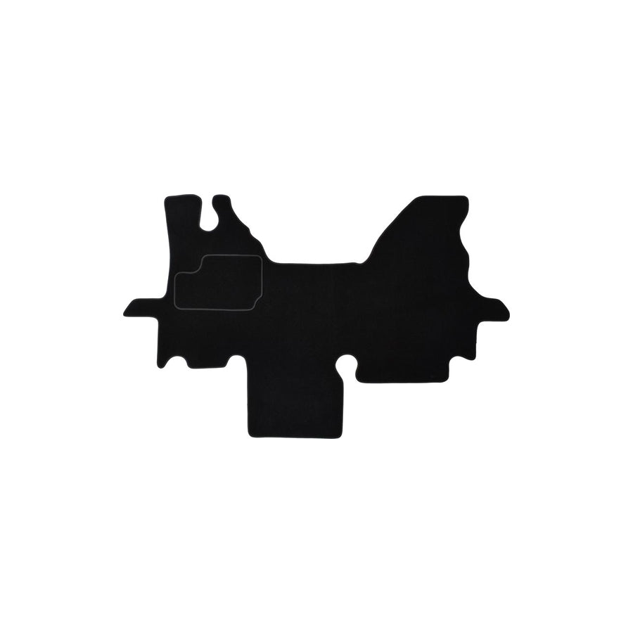 CUSTOPOL Tailored RNT300C Floor mat set for RENAULT MASTER Textile, Front and Rear, Quantity: 4, Black