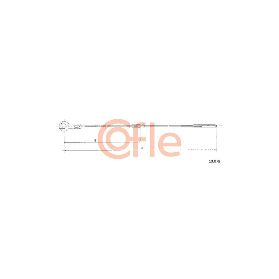 COFLE 10.078 Throttle Cable for VW TRANSPORTER | Duco Car Parts UK Car Parts