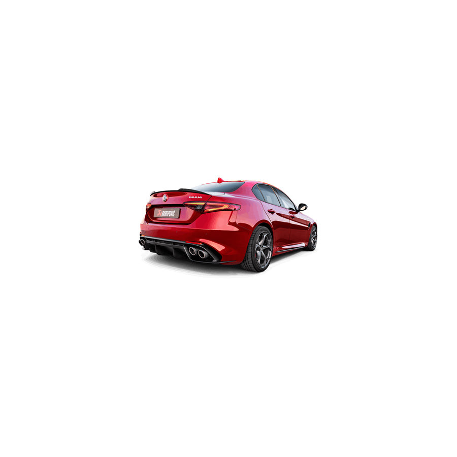 Akrapovic Alfa Romeo Giulia Quadrofoglio Evolution Line Titanium Exhaust System