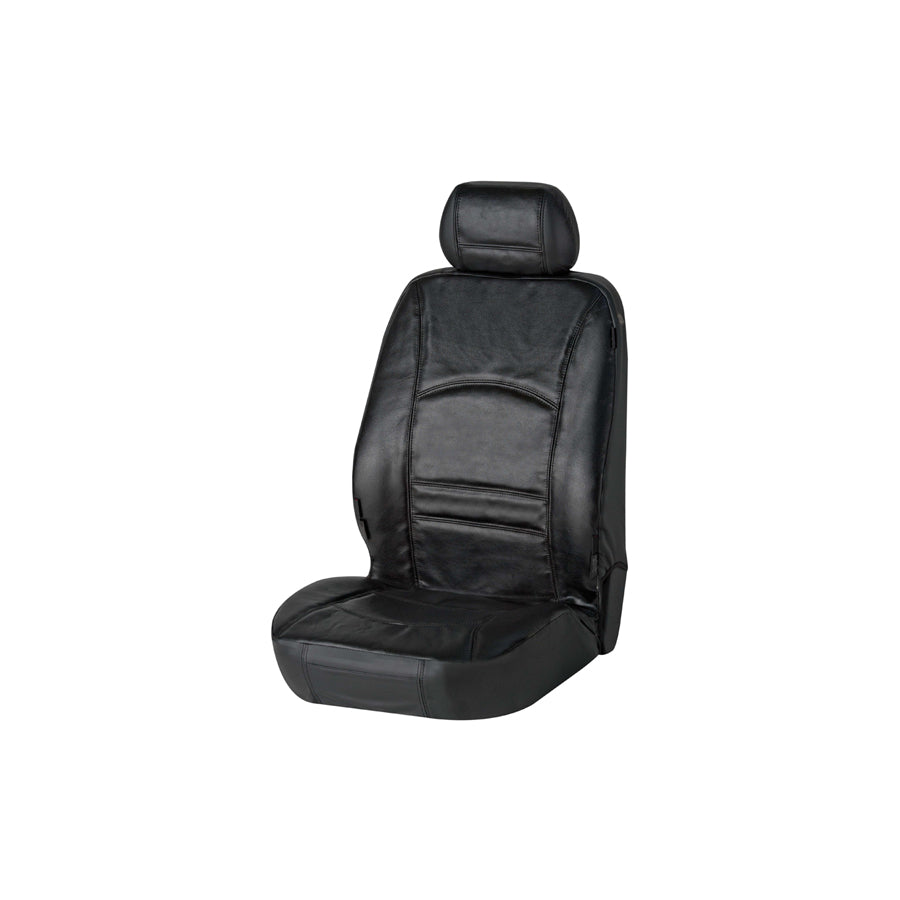 WALSER Ranger 19678 Car seat cover Black, Leather, Front