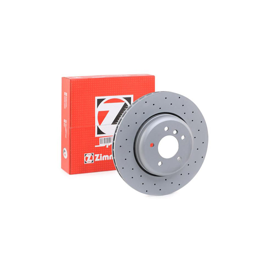 ZIMmERMANN SPORT COAT Z 150 3461 52 Brake Disc Externally Vented Perforated Coated High carbon
