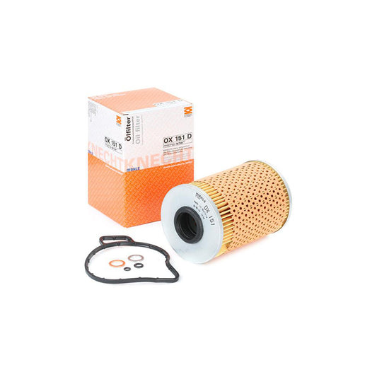 MAHLE ORIGINAL OX 151D Oil Filter for BMW 3 Series Filter Insert