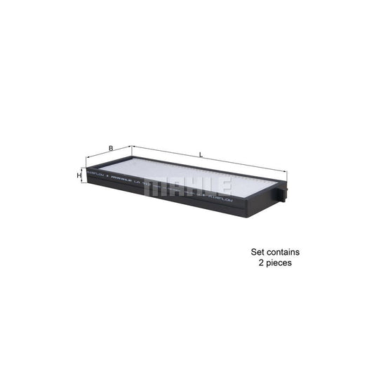 MAHLE ORIGINAL LA 912/S Pollen filter for HYUNDAI i20 I Hatchback (PB) Particulate Filter