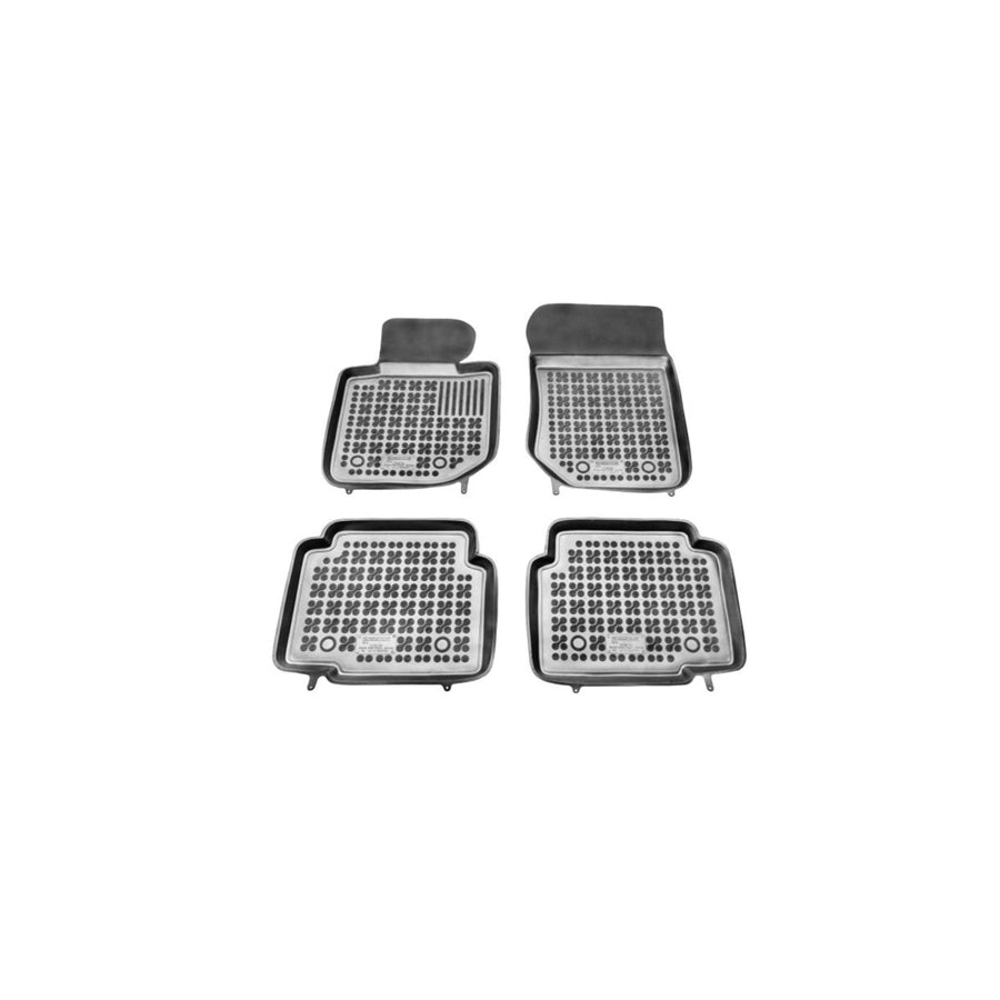 REZAW PLAST 200701 Floor mat set for BMW 3 Series Elastomer, Front and Rear, Quantity: 4, Black