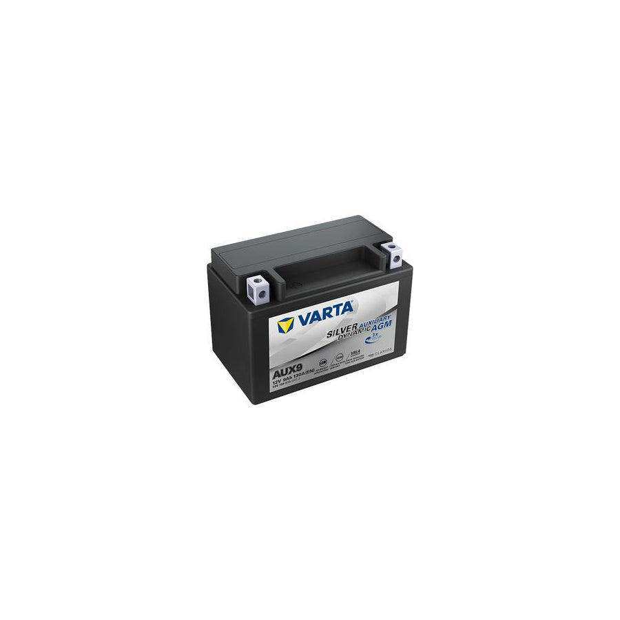 Varta AUX9 Silver Dynamic AGM Auxiliary Car Battery 9Ah | Duco Car Parts UK Car Parts