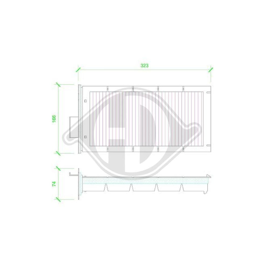 Diederichs Dci1114 Pollen Filter For Citroen C5 | Duco Car Parts UK Car Parts