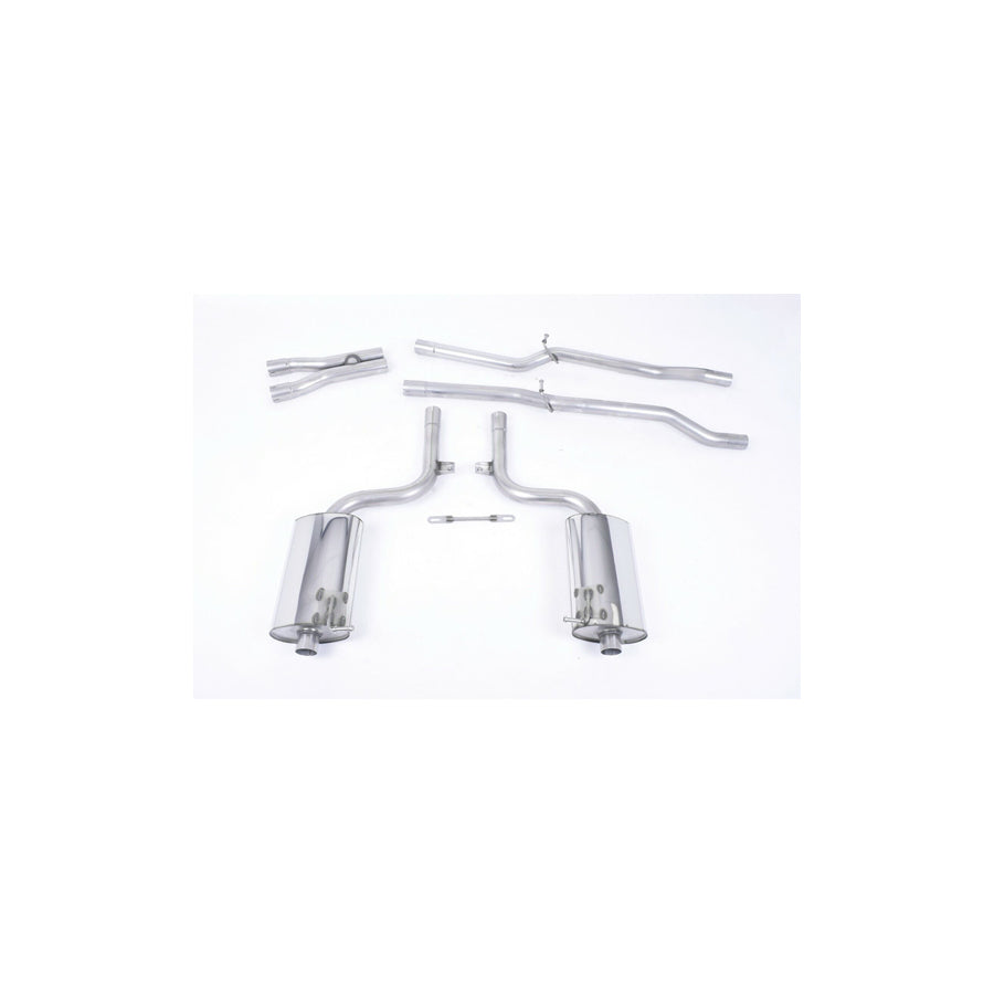 MillTek Audi B6 S4 Non-Resonated Cat-Back Exhaust