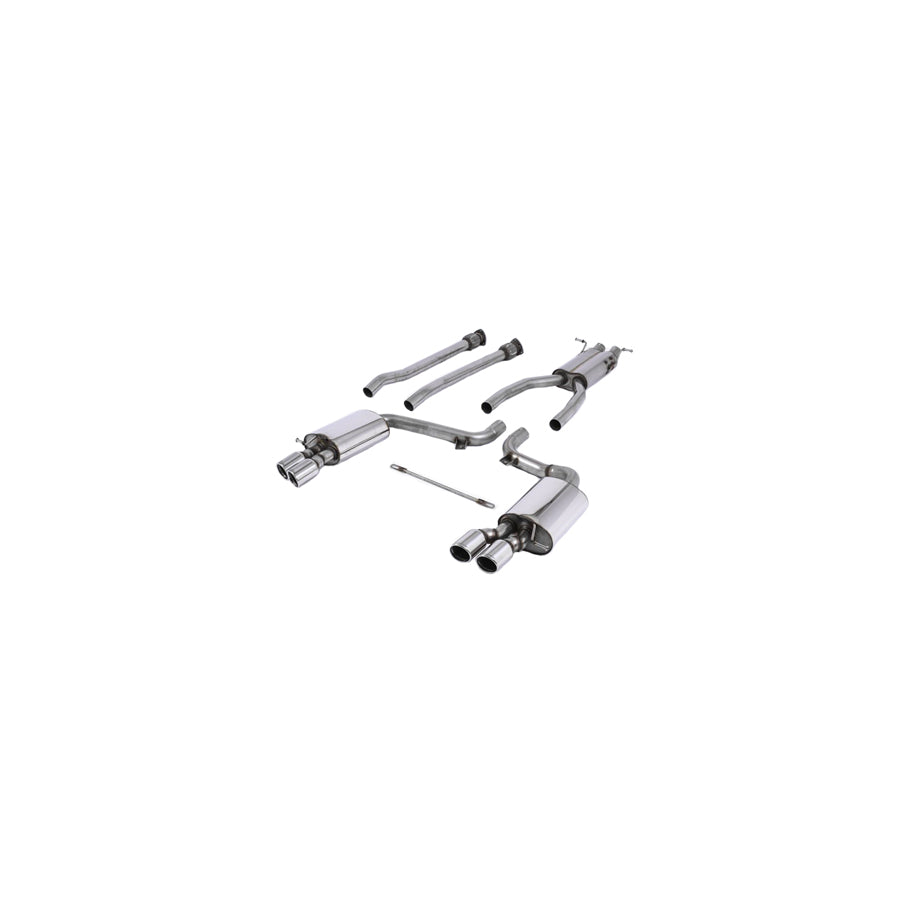 MillTek Audi C6 S6 Road+ Cat-Back Exhaust