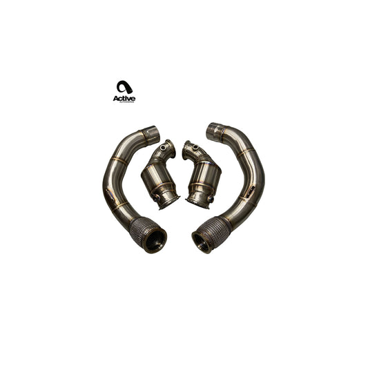Active Autowerke BMW S63 F90 F91 F92 F93 Sport Cat Downpipe (M5 & M8)