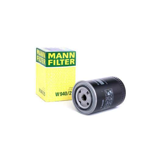 MANN-FILTER W 940/25 Oil Filter Spin-on Filter, with one anti-return valve