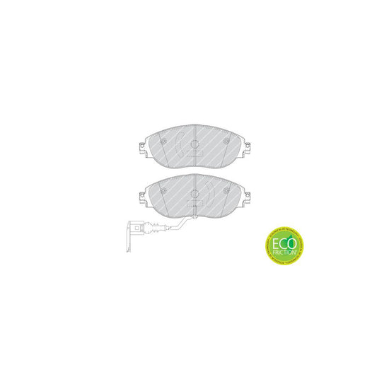 Ferodo Fdb4425 Brake Pad Set Premier Eco Friction Incl Wear Warning Contact With Accessories