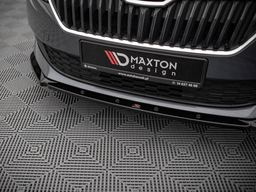 Maxton Design Skoda Fabia MK3 Facelift (2019-) Front Splitter