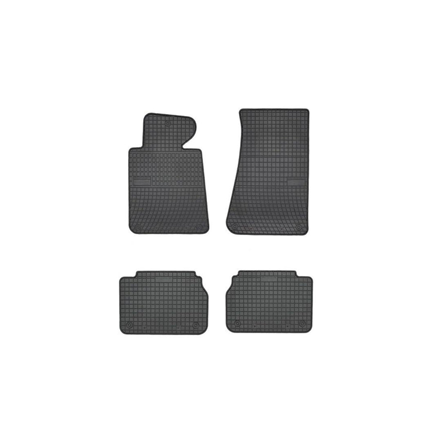 FROGUM Tailored 547396 Floor mat set for BMW 5 Saloon (E34) Elastomer, Front and Rear, Quantity: 4, Black, (LHD)