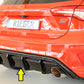 Rieger 00088216 Ford DEH Focus 4 Rear Diffuser (Inc. Focus 4 ST)