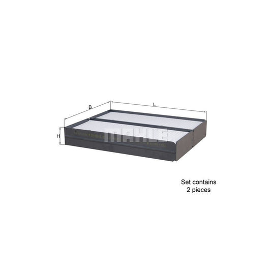 MAHLE ORIGINAL LA 896/S Pollen filter Particulate Filter