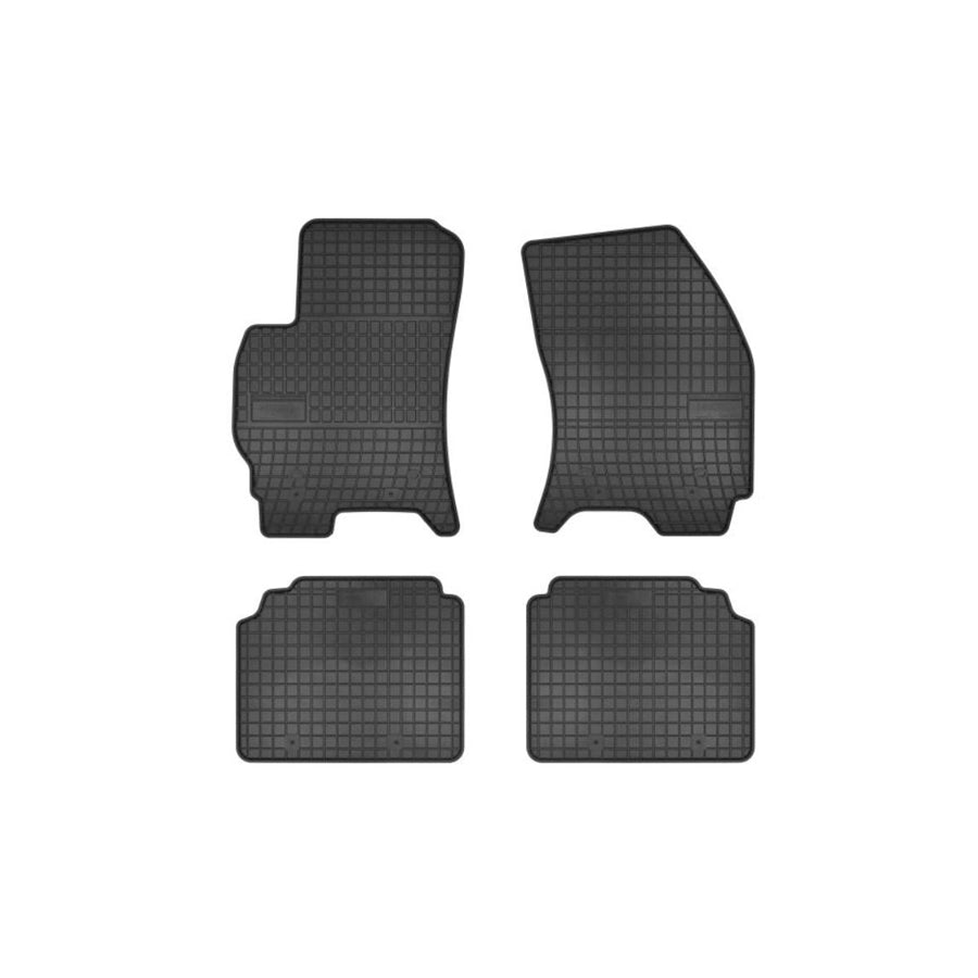 FROGUM Tailored 0314 Floor mat set for FORD MONDEO Elastomer, Front and Rear, Quantity: 4, Black, (LHD)