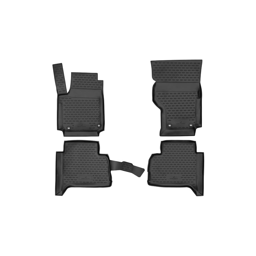WALSER XTR 75077 Floor mat set Front and Rear