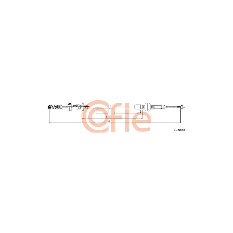 COFLE 10.0868 Throttle Cable | Duco Car Parts UK Car Parts