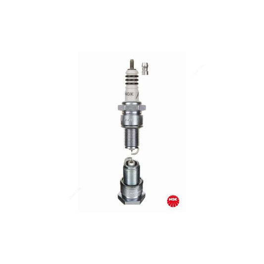 NGK BPR6EIX (6637) - Iridium IX Spark Plug / Sparkplug - Taper Cut Ground Electrode