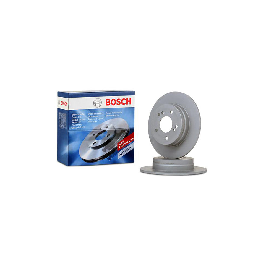 BOSCH 0 986 478 325 Brake Disc Solid Coated with bolts screws