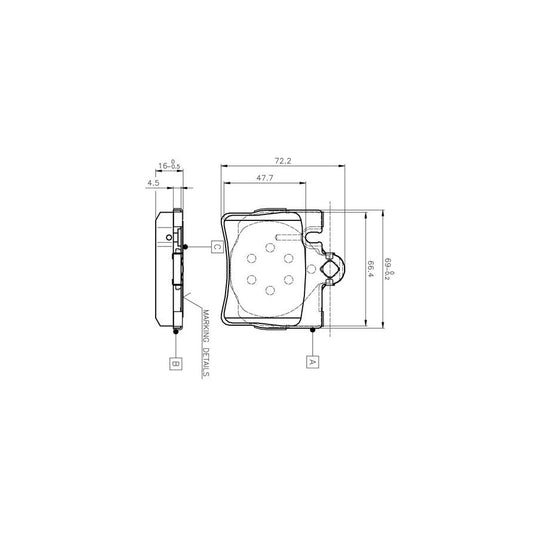 Bosch 0986Tb2378 Brake Pad Set Suitable For Mercedes Benz S Class Excl Wear Warning Contact