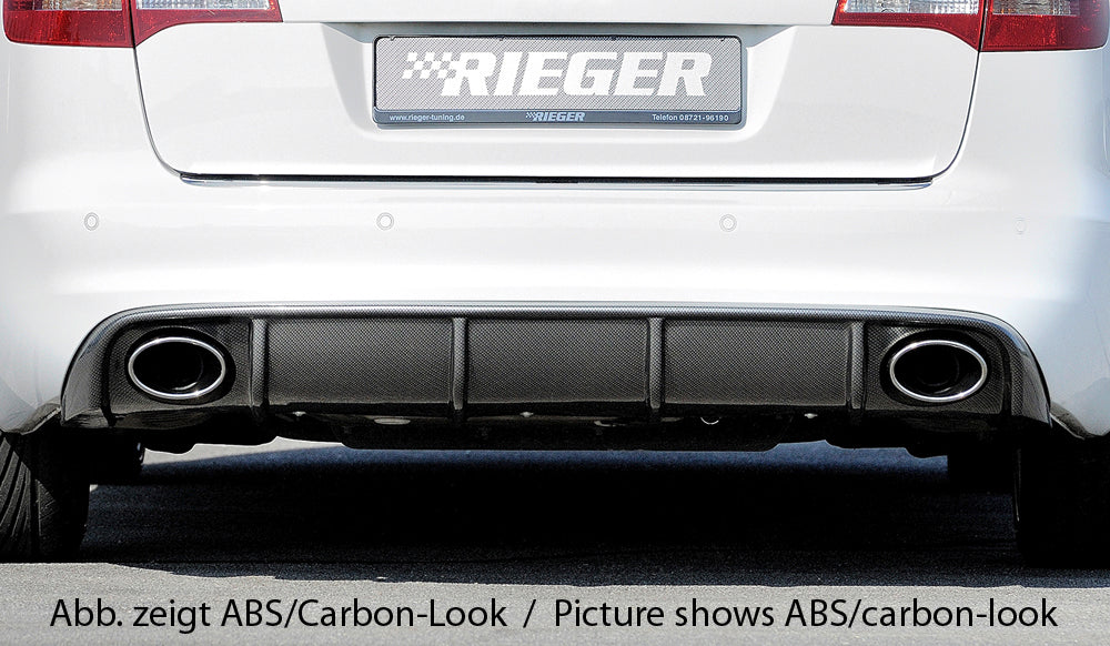 Rieger 00088045 Audi 4F A6 Rear Diffuser
