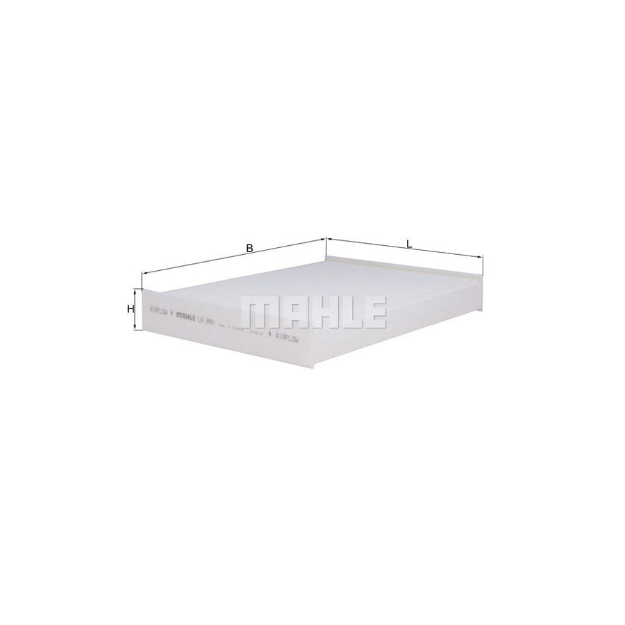 MAHLE ORIGINAL LA 891 Pollen filter Particulate Filter
