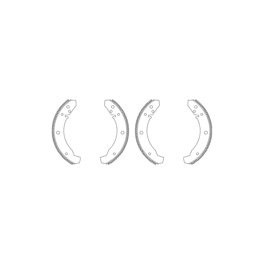 TEXTAR Shoe Kit 83007800 Brake Shoe Set