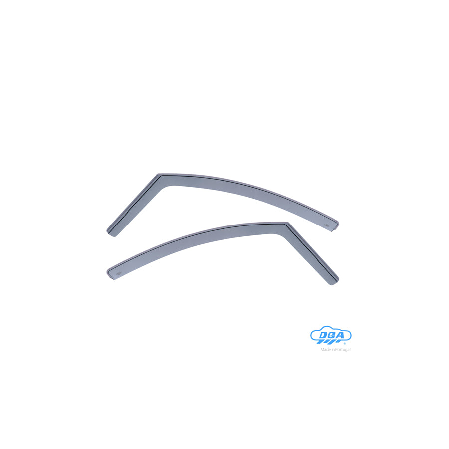 DGA 23064 Wind deflectors for TOYOTA Yaris III Van (XP13) Arrow direction, Front, inner