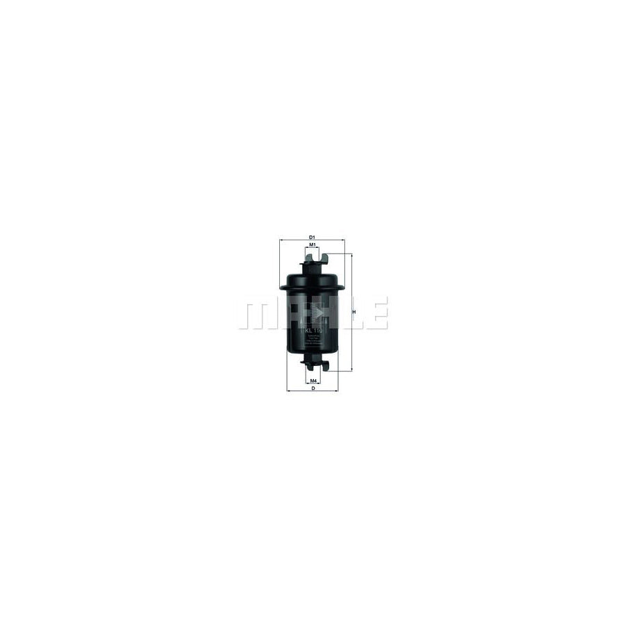 MAHLE ORIGINAL KL 110 Fuel filter In-Line Filter