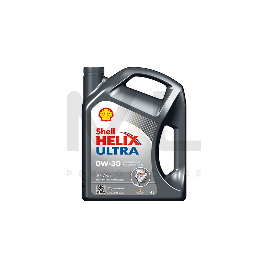 Shell Helix Ultra A5/B5 Engine Oil - 0W-30 - 4Ltr Engine Oil Duco Car Parts UK ML Car Parts