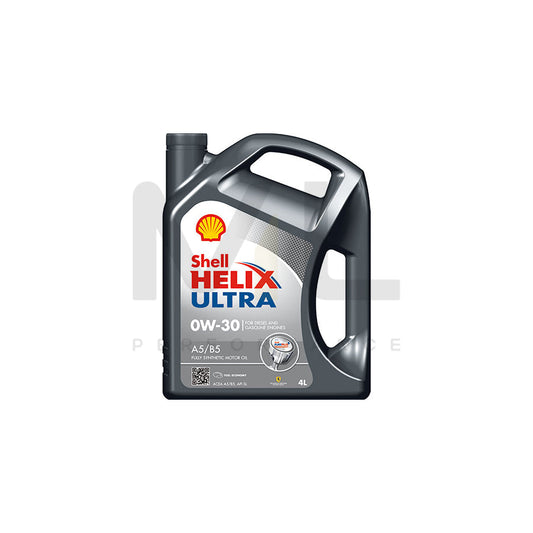 Shell Helix Ultra A5/B5 Engine Oil - 0W-30 - 4Ltr Engine Oil Duco Car Parts UK ML Car Parts