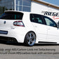 Rieger 00059407 VW Mk5 Golf Right Side Skirt -  Matte Black