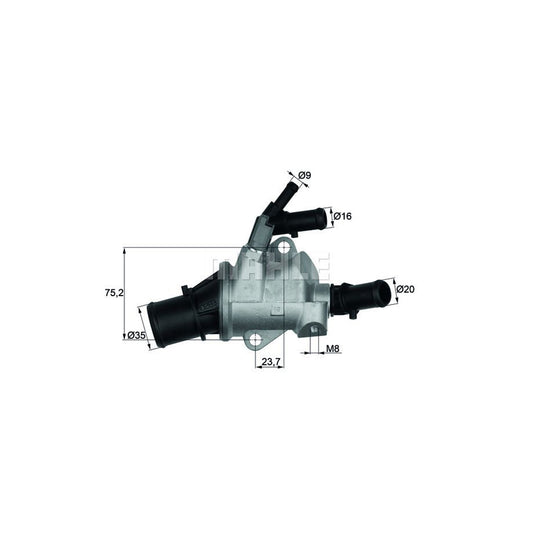 MAHLE ORIGINAL TI 148 88 Engine thermostat Opening Temperature: 88°C