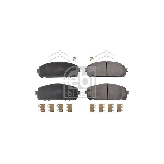 Febi Bilstein 170624 Brake Pad Set For Jeep Cherokee V Kl Front Axle With Attachment Material With Spring