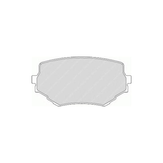Ferodo Sl Fsl1565 Brake Pad Set Not Prepared For Wear Indicator