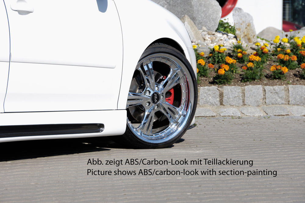 Rieger 00059407 VW Mk5 Golf Right Side Skirt -  Matte Black