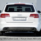 Rieger 00088045 Audi 4F A6 Rear Diffuser for Sport Tailpipe Left & Right - Glossy Black