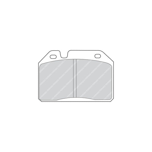 Ferodo Premier Fdb46 Brake Pad Set Not Prepared For Wear Indicator