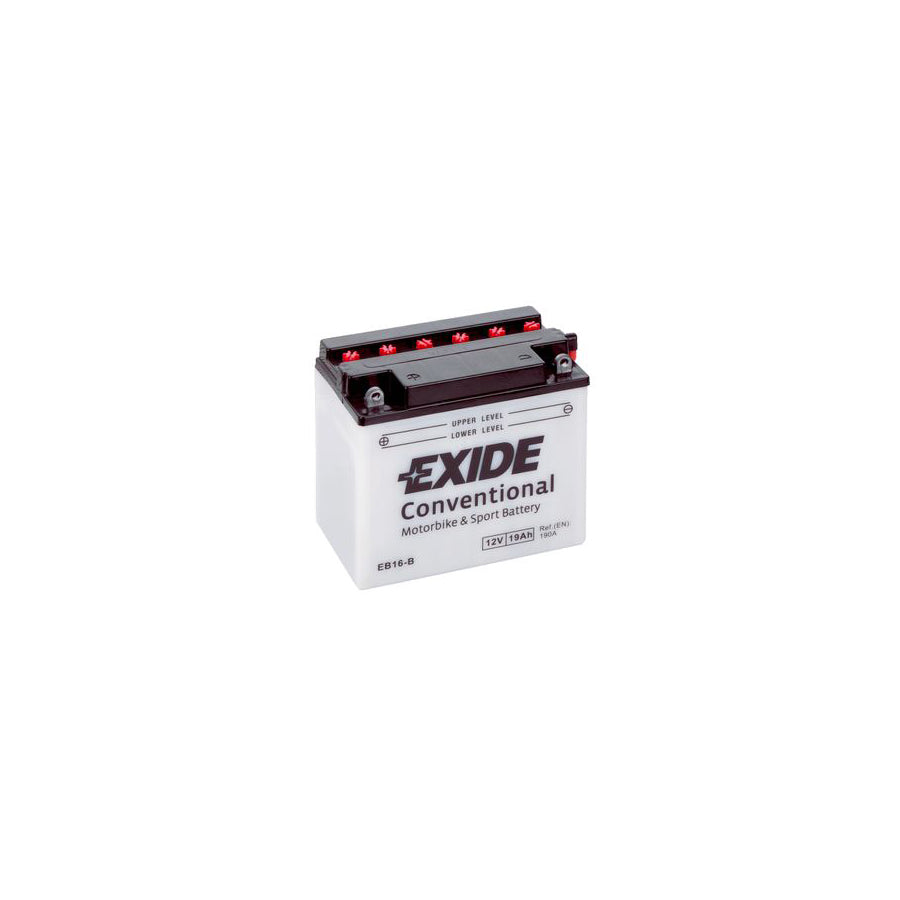 Exide EB16-B 12V Conventional Motorcycle Battery | Duco Car Parts UK Car Parts