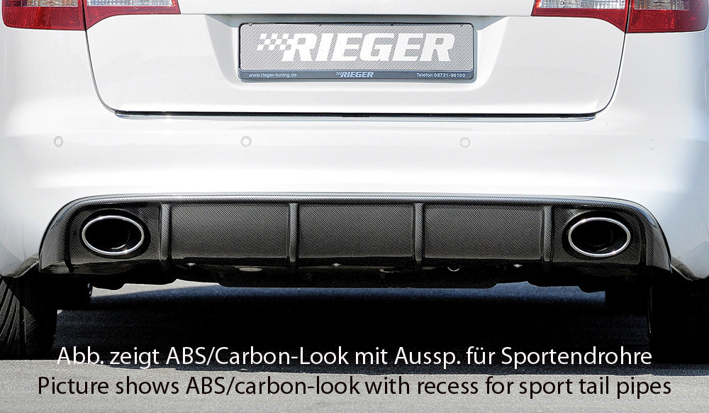 Rieger 00088044 Audi 4F A6 Rear Diffuser