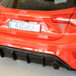 Rieger 00088216 Ford DEH Focus 4 Rear Diffuser for Sport Tailpipe Left & Right (Inc. Focus 4 ST) - Glossy Black