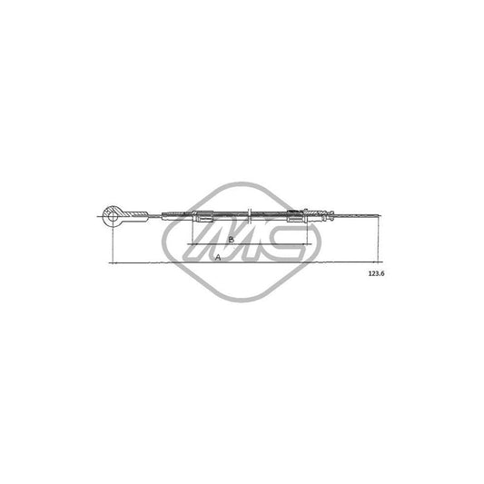 Metalcaucho 81413 Throttle Cable | Duco Car Parts UK Car Parts